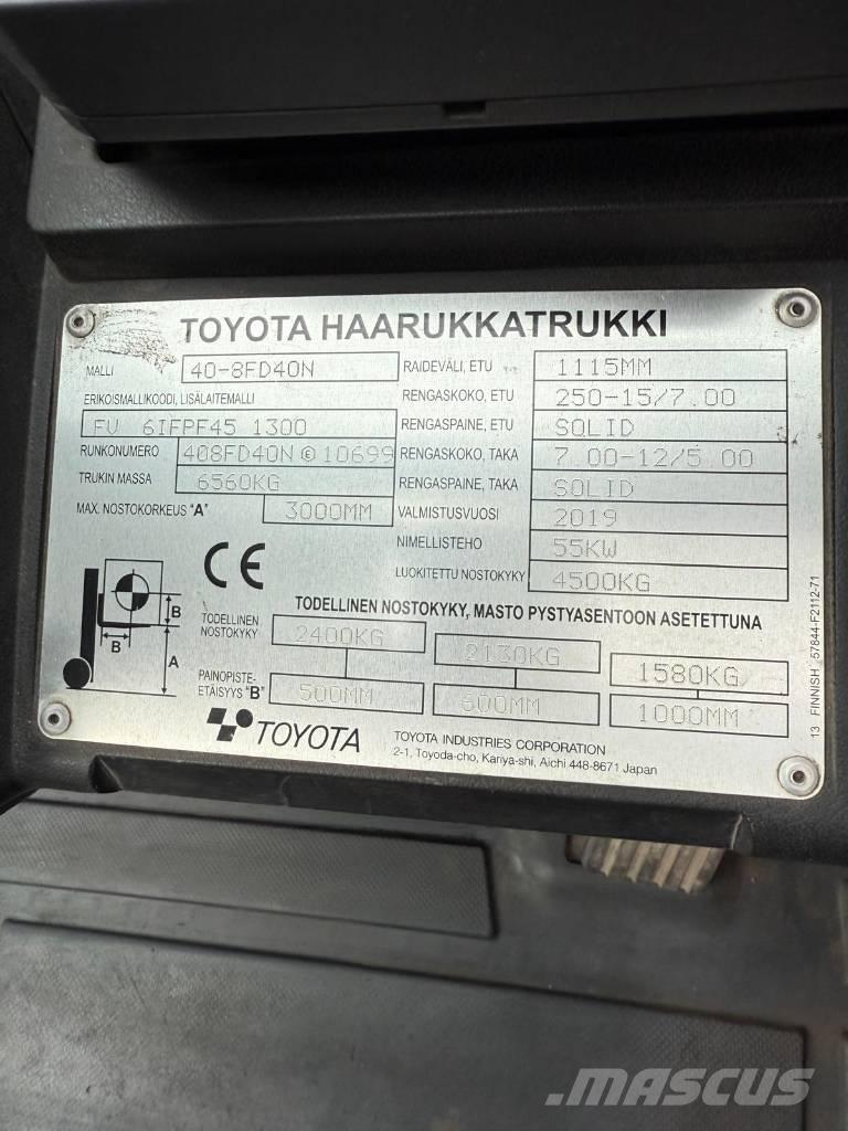 Toyota 40-8 FD 40 N Carrelli elevatori diesel