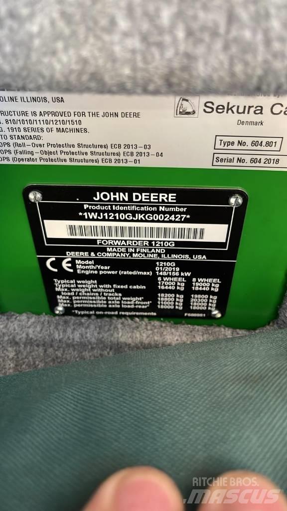 John Deere 1210G Forwarder