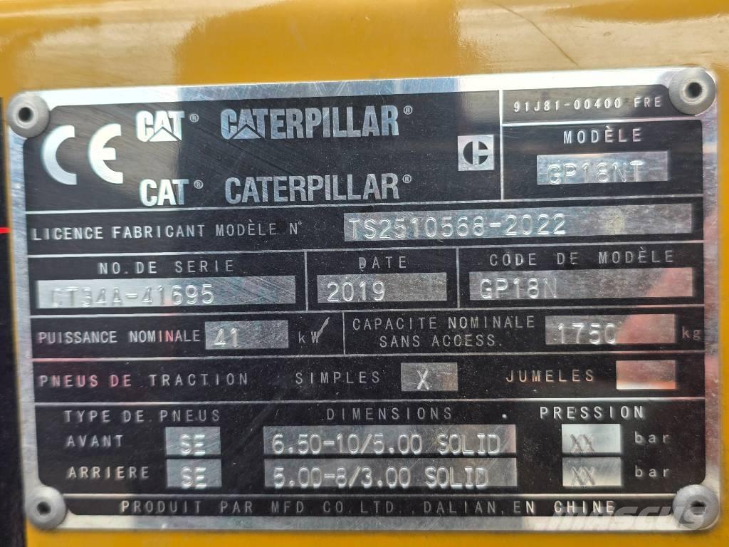 CAT GP 18 NT Carrelli elevatori GPL