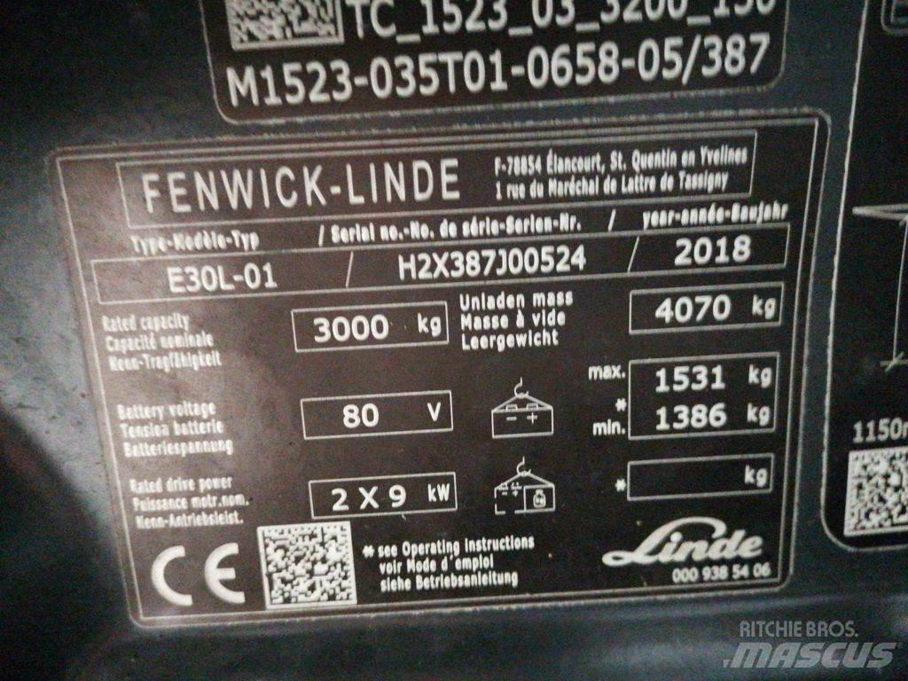 Linde E30L-01 Carrelli elevatori elettrici