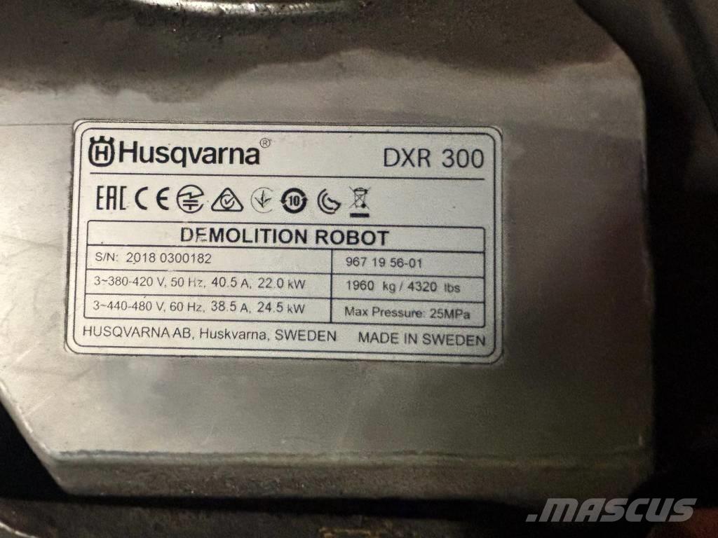 Husqvarna DXR 300 Escavatori da demolizione