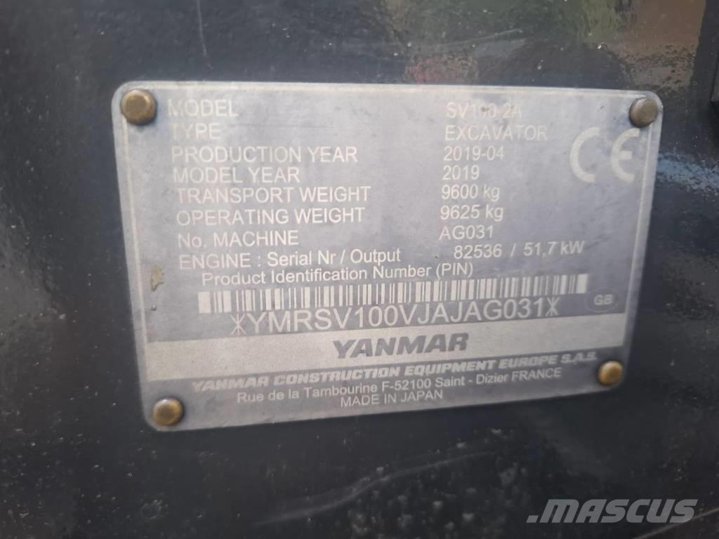 Yanmar SV 100-2A Escavatori medi 7t - 12t