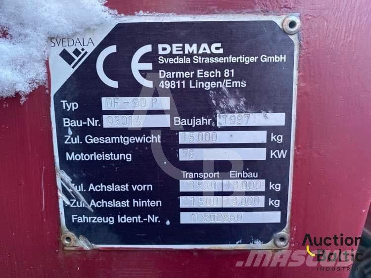 Demag DF 90 P Finitrici