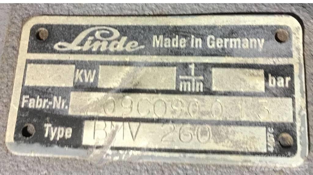 Linde BMV 260 Componenti idrauliche