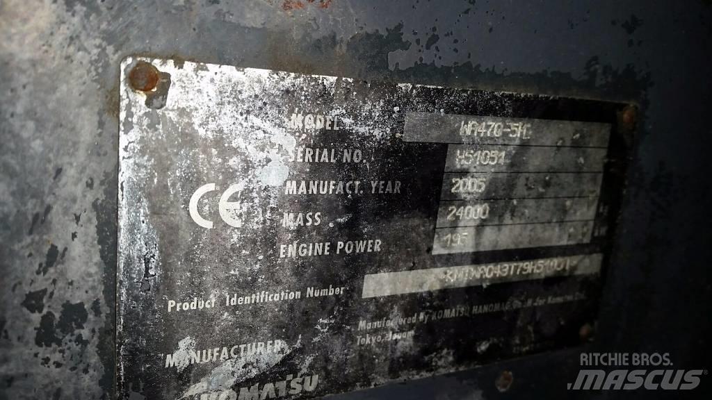 Komatsu WA470-5 Pale gommate