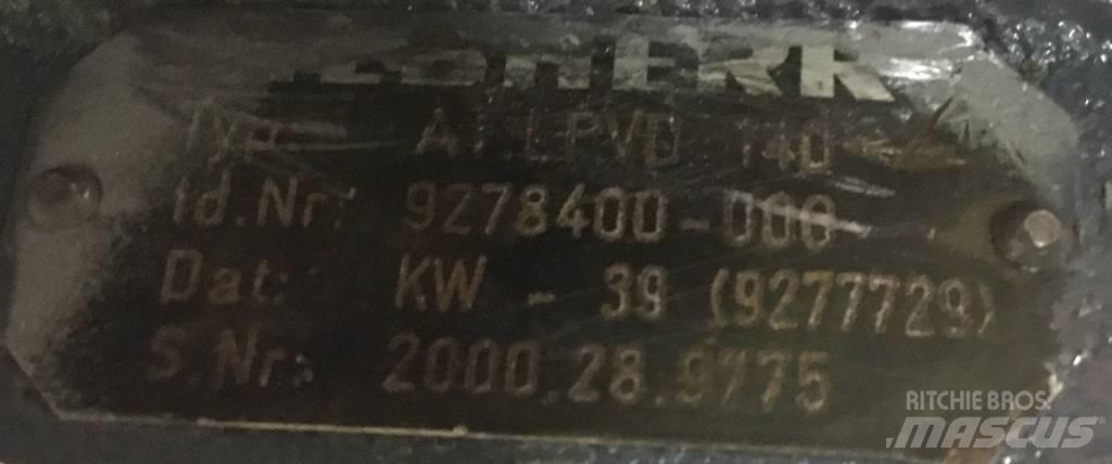 Liebherr LPVD 140 Componenti idrauliche