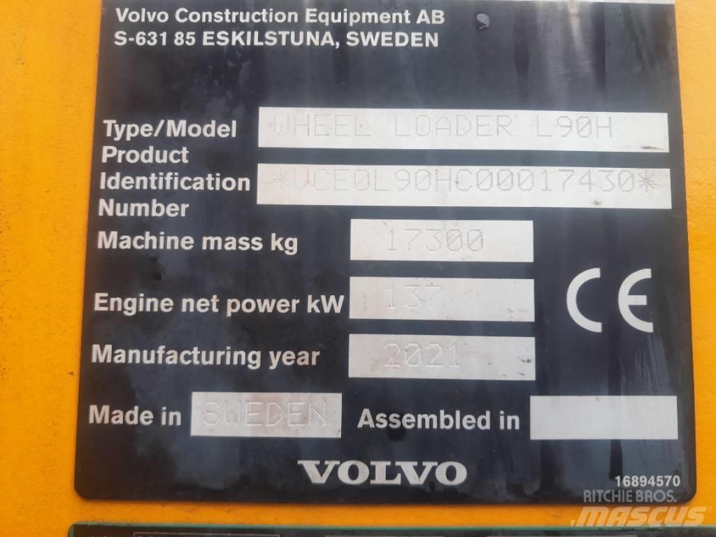 Volvo L90H Pale gommate