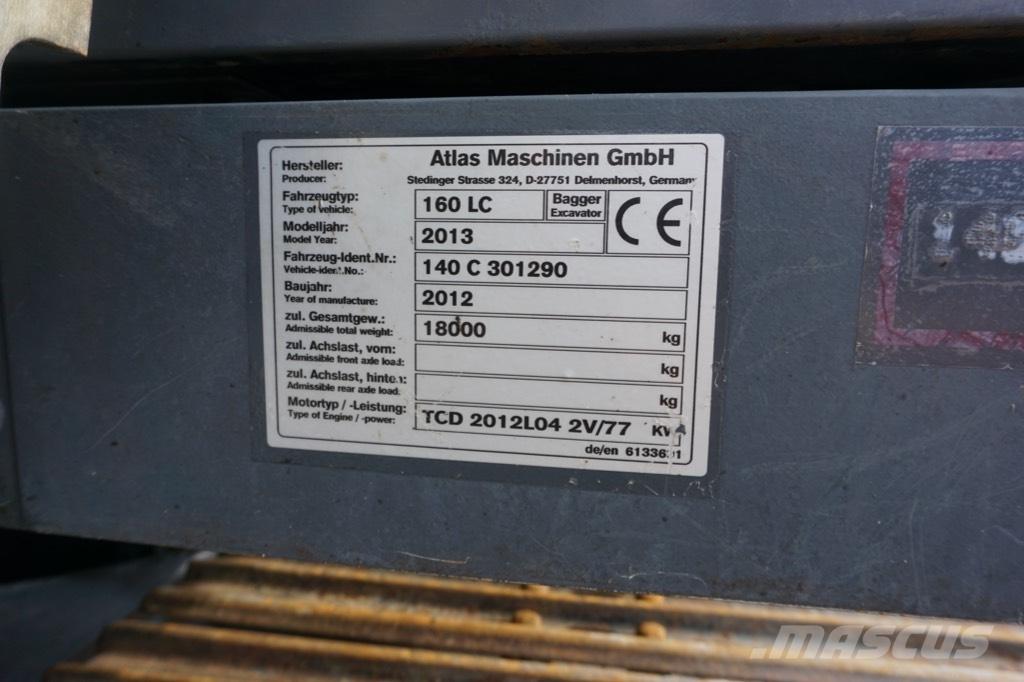 Atlas 160 LC Escavatori cingolati