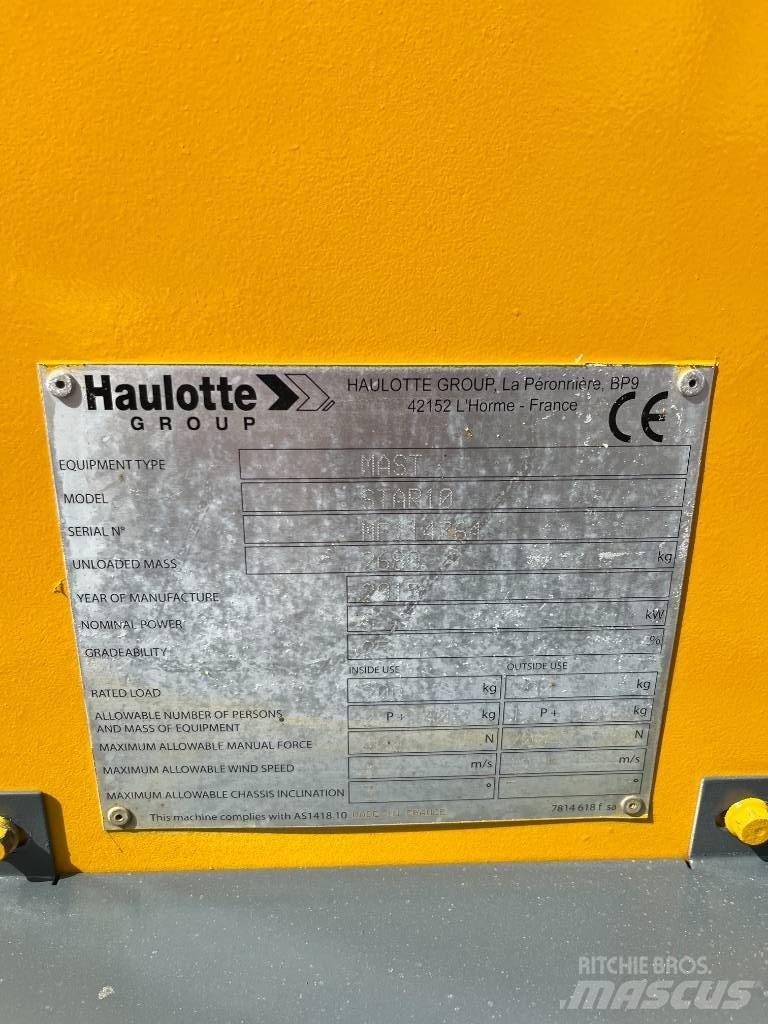 Haulotte Star-10AC Piattaforme a braccio telescopico