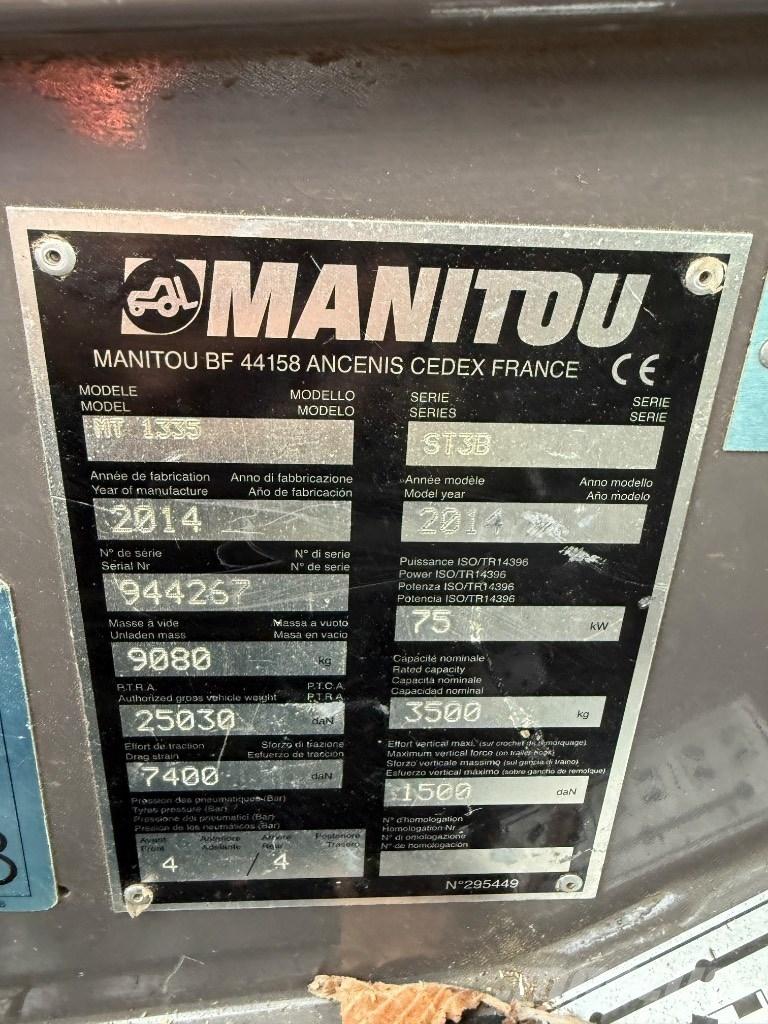 Manitou MT 1335 ST3B Sollevatori telescopici