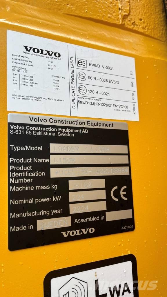Volvo L150H Pale gommate