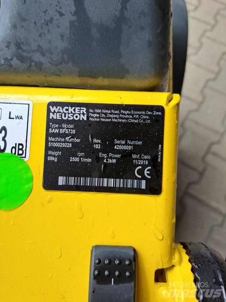 Wacker Neuson BFS735 Seghe per roccia e cemento