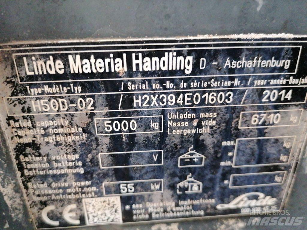 Linde H50D-02 Carrelli elevatori diesel