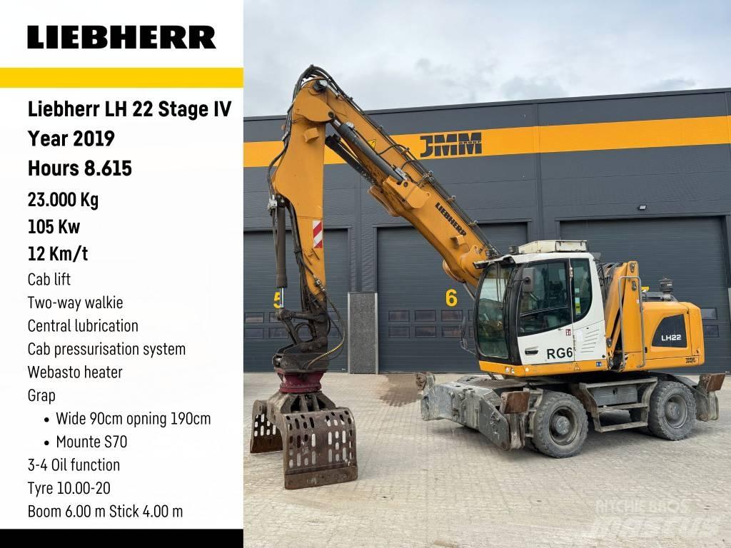 Liebherr LH 22 Movimentazione rifiuti