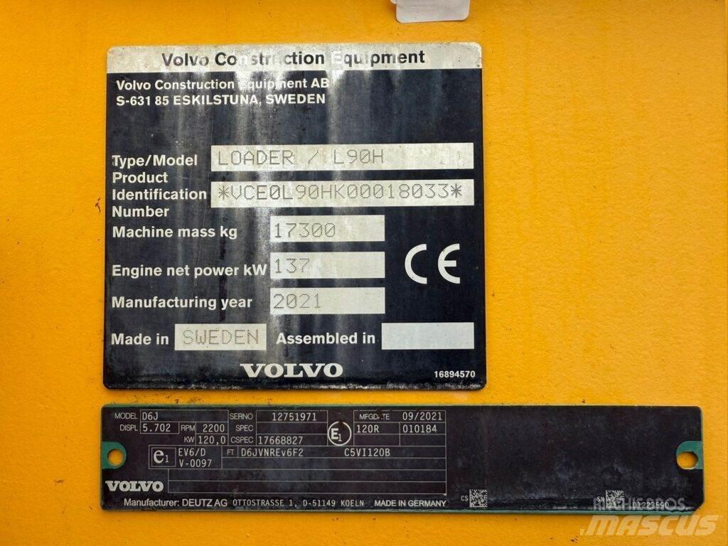 Volvo L90H Pale gommate