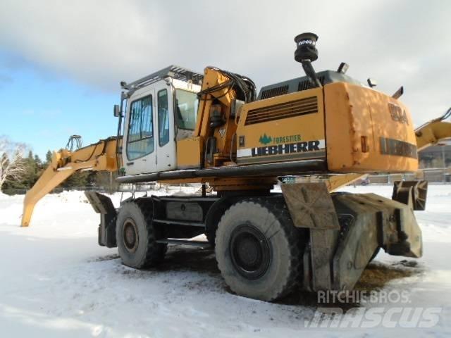 Liebherr A 934 B HD Caricatronchi con base su rimorchio