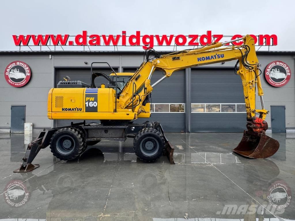 Komatsu PW 160-7E0 Escavatori gommati