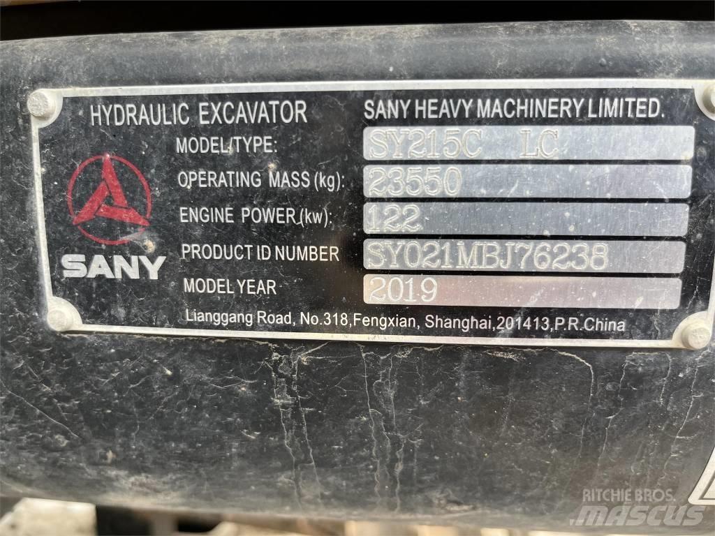 Sany SY215C Escavatori cingolati