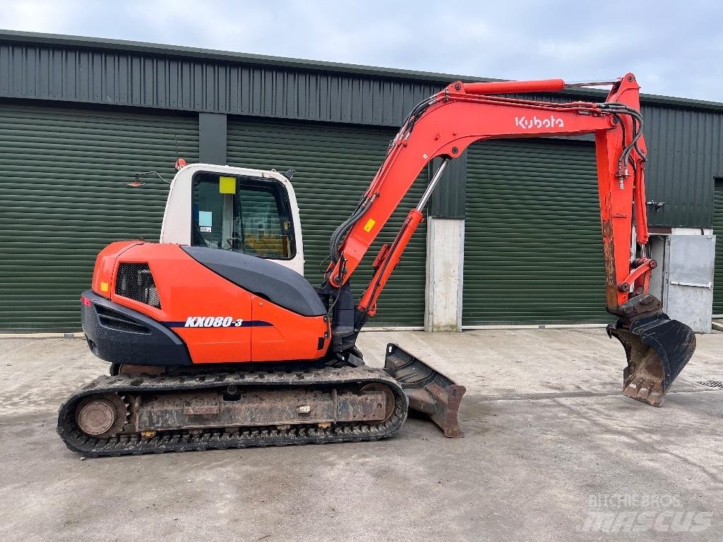 Kubota KX 080-3 Miniescavatori