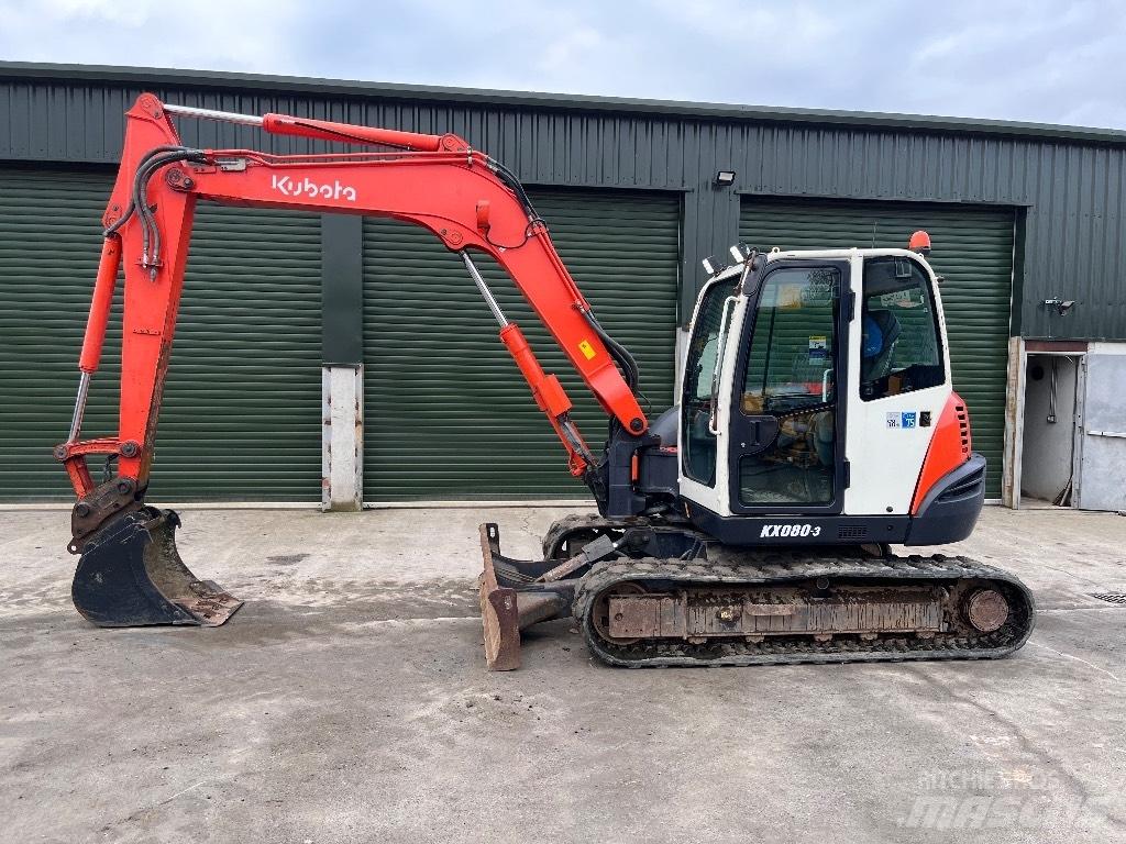 Kubota KX 080-3 Miniescavatori