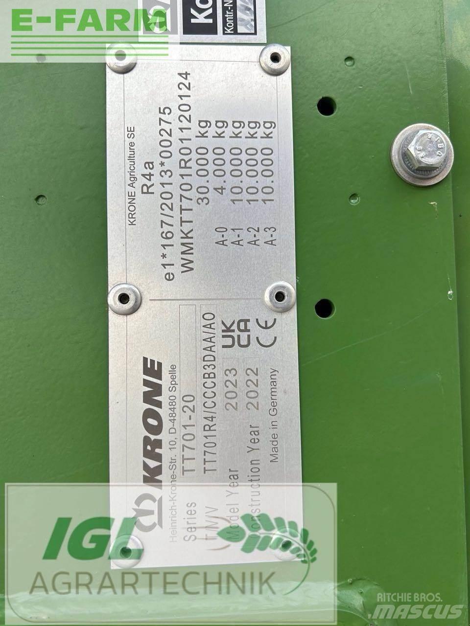 Krone tx 560 Carri per la granella