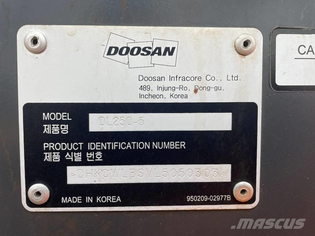 Doosan DL 250 Pale gommate