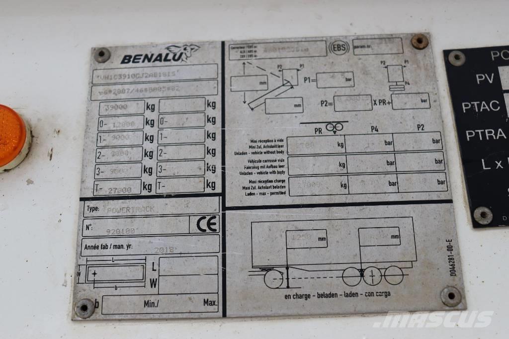 Benalu powertrack Rimorchi ribaltabili