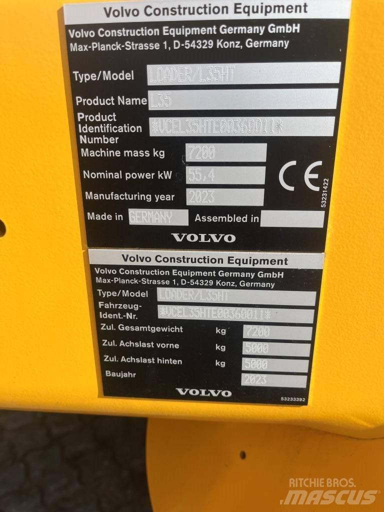 Volvo L35H Pale gommate