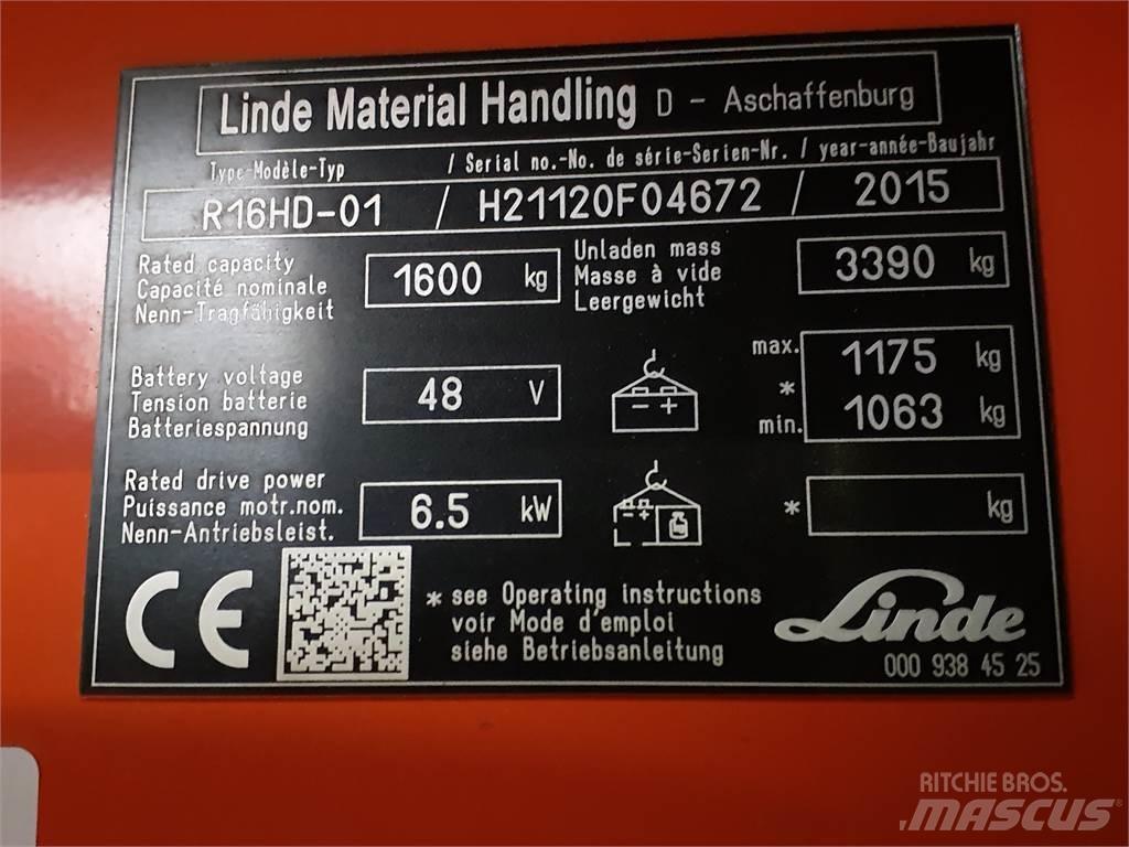 Linde R16HD Carrello retrattile