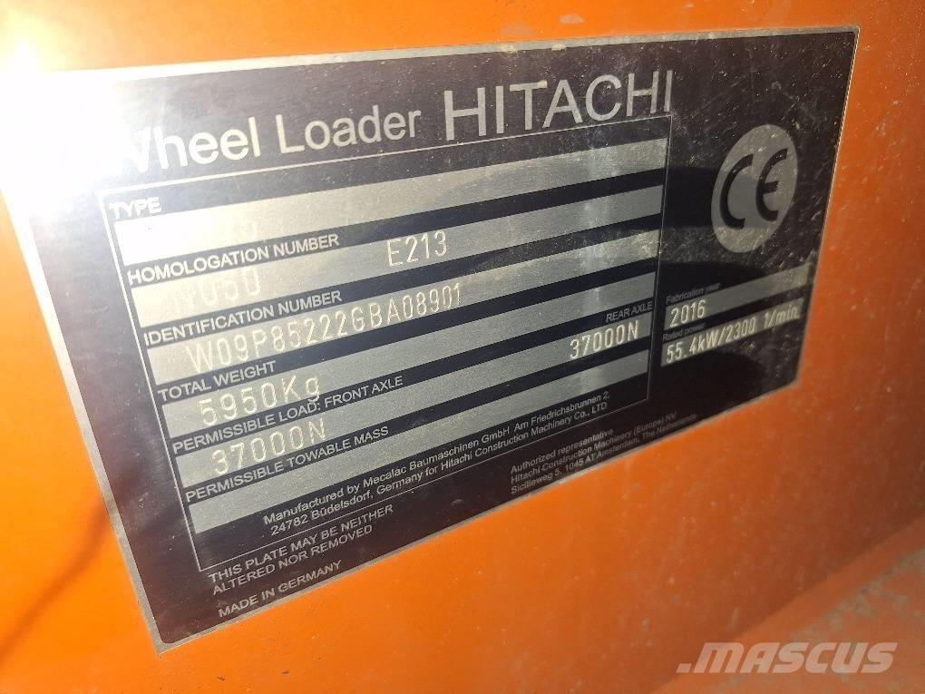 Hitachi ZW75 Pale gommate