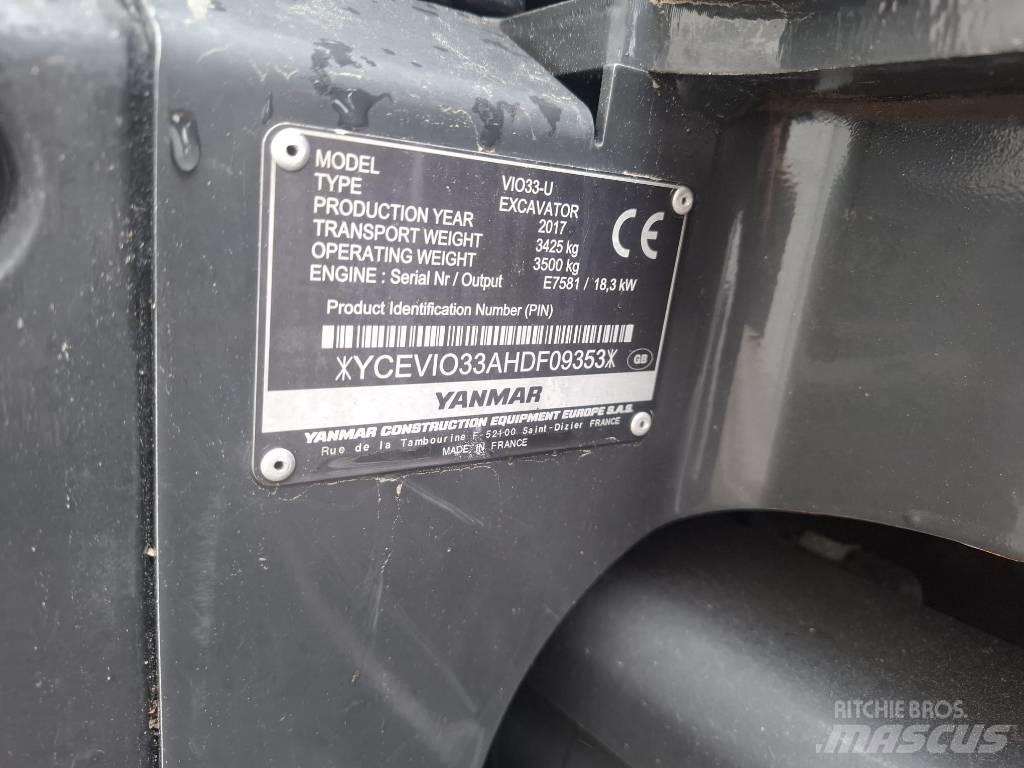 Yanmar Vio 33 U Miniescavatori
