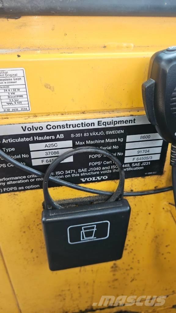 Volvo A 25 C Dumpers articolati