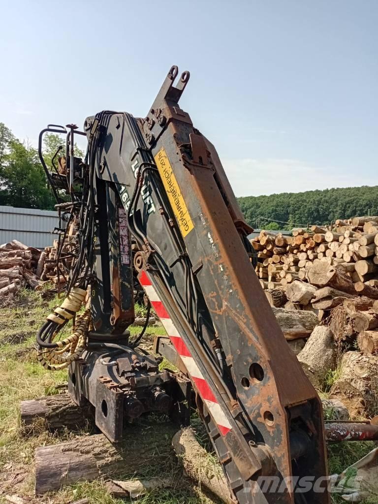 Loglift 165 Z Caricatronchi con base su rimorchio