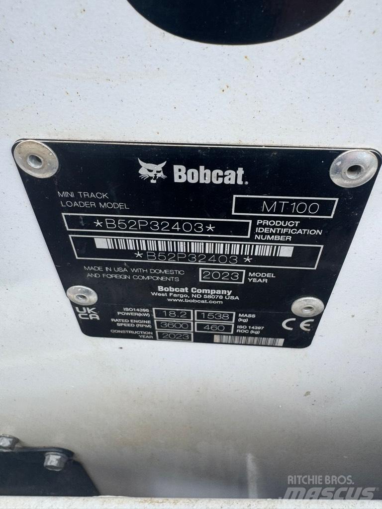 Bobcat MT 100 Pale cingolate