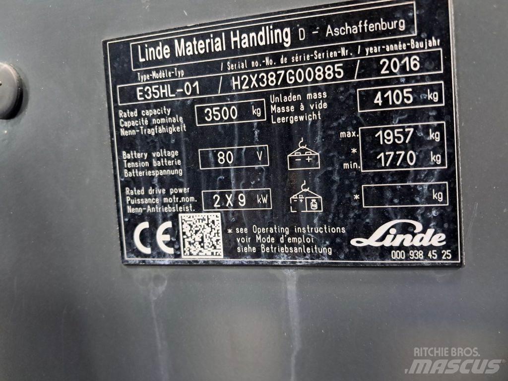 Linde E35HL-01 Carrelli elevatori elettrici
