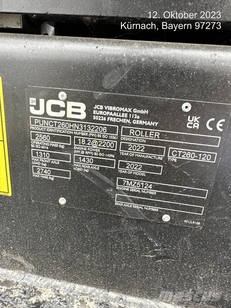 JCB CT260-120 Rulli compattatori