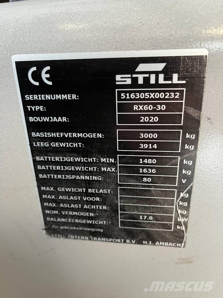 Still RX 60-30 Carrelli elevatori elettrici