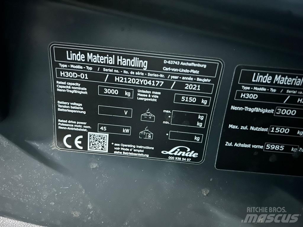 Linde H30D/1202 Carrelli elevatori diesel