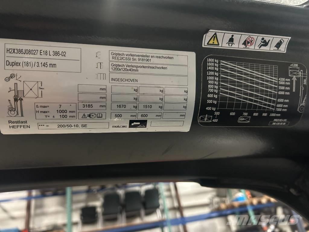Linde e18l-02 Carrelli elevatori elettrici