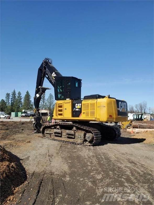 CAT 548LL Caricatronchi con base su rimorchio