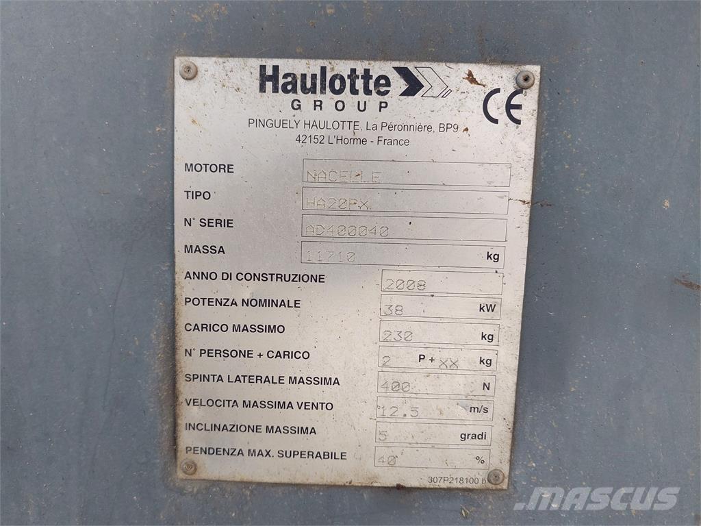 Haulotte HA20PX Piattaforme a braccio articolato
