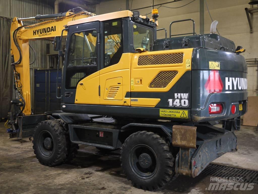 Hyundai HW 140 Escavatori gommati