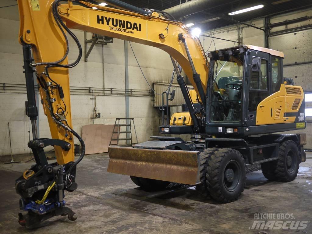 Hyundai HW 140 Escavatori gommati