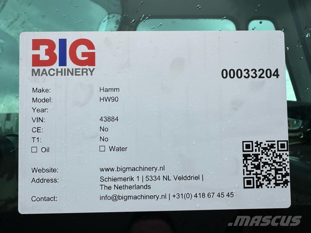 Hamm HW90 / 8 Rulli a doppio tamburo