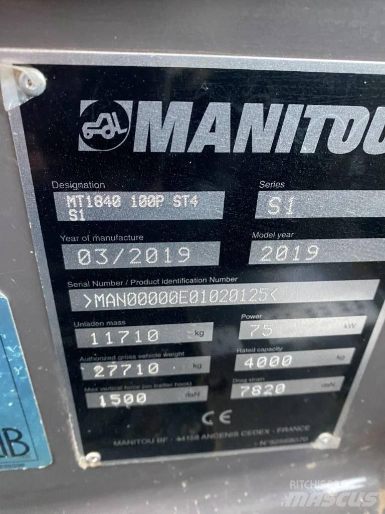 Manitou MT 1840 Sollevatori telescopici
