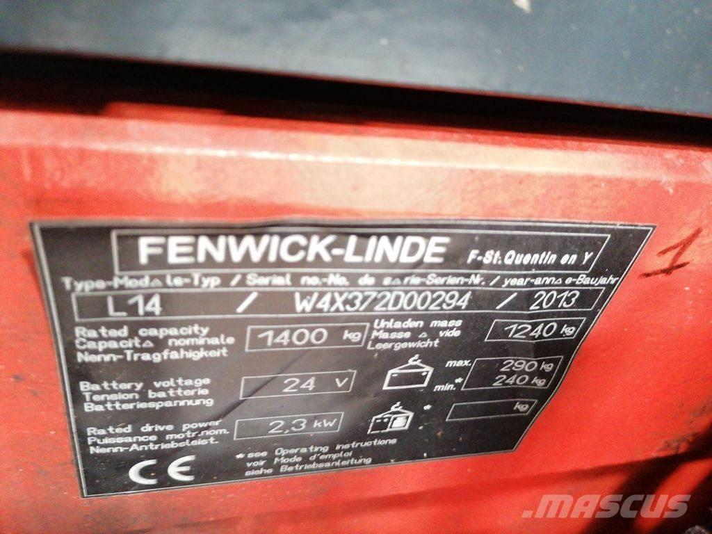 Linde L14I Transpallet uomo a terra