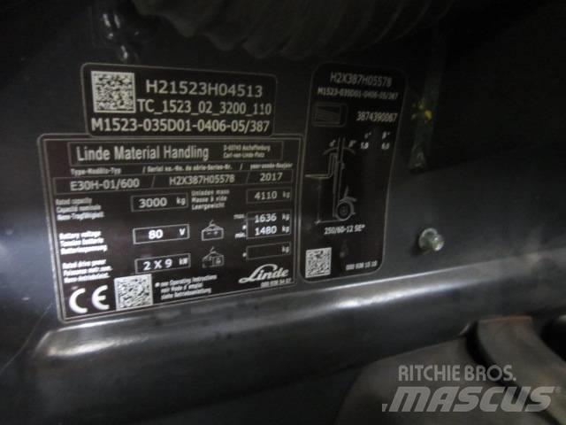 Linde E30H Carrelli elevatori elettrici