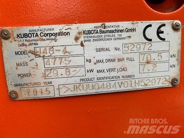Kubota U 48-4 Miniescavatori