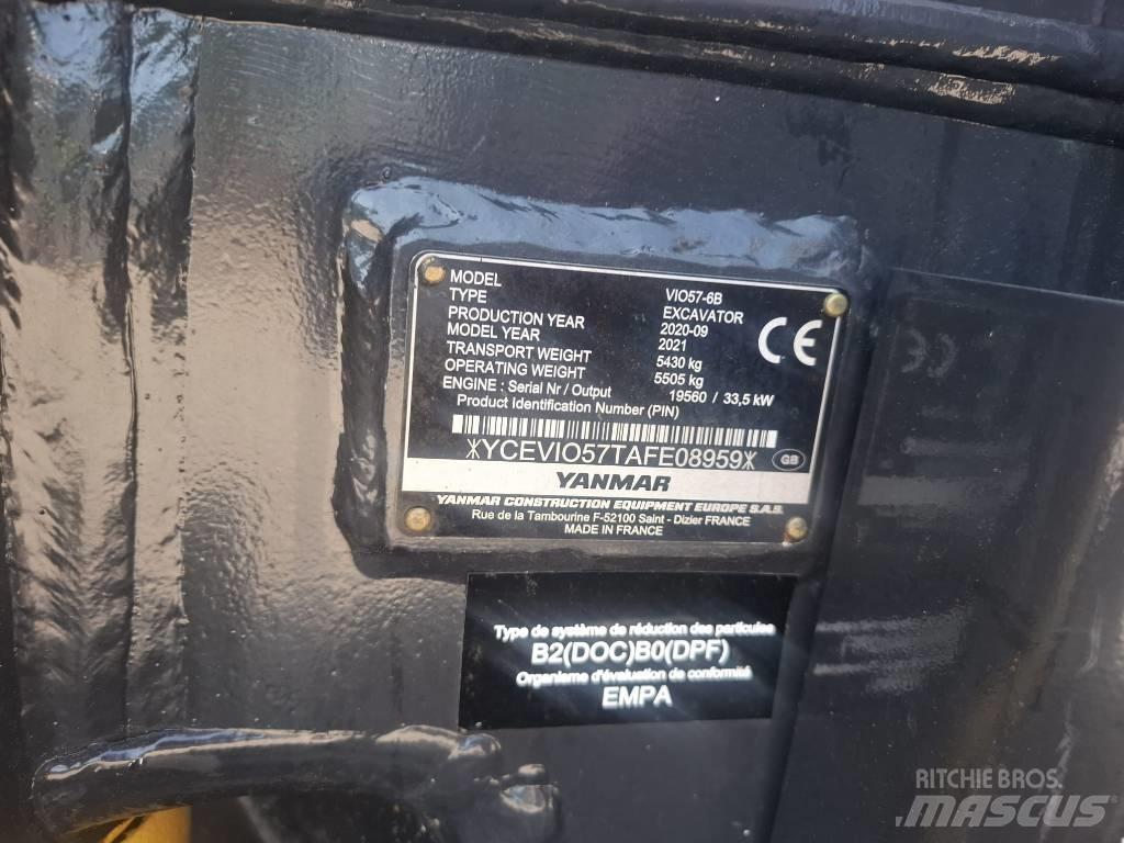 Yanmar vio 57-6B Miniescavatori