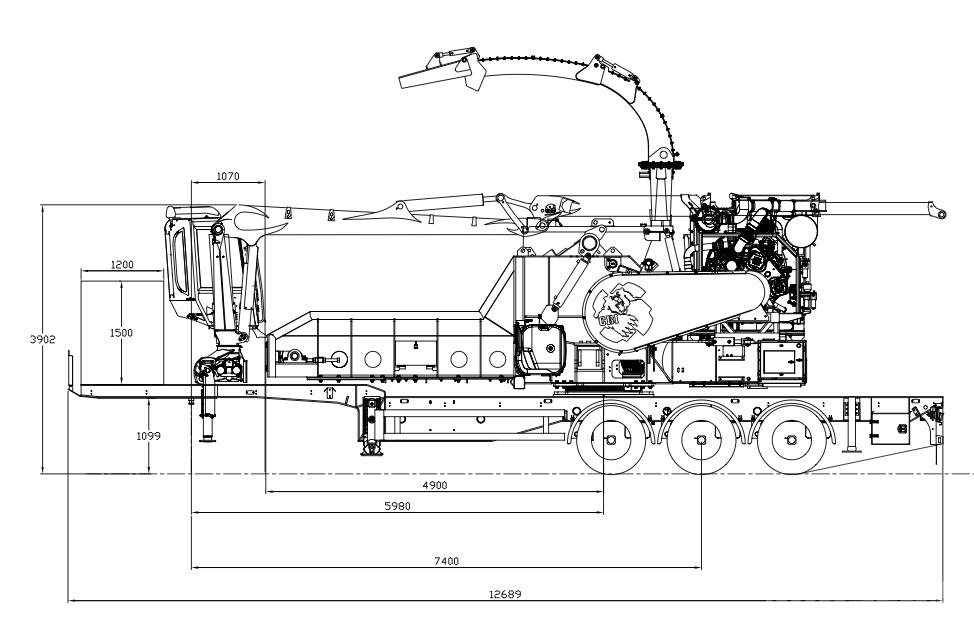 CBI Chipmax 484VR Cippatrice